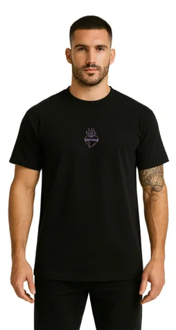 camisa azul - estampa de animação